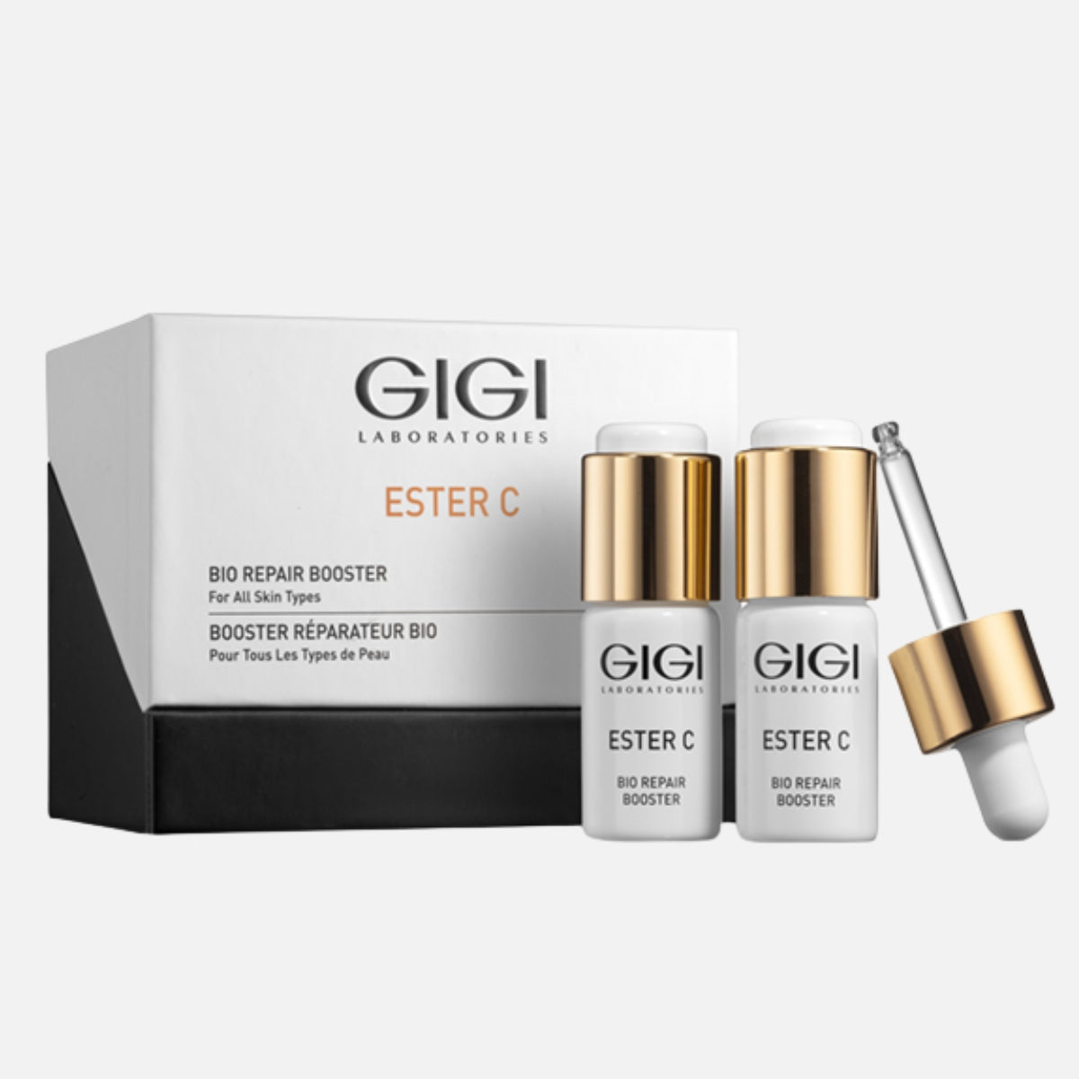 Gigi Laboratories – Ester C Bio Repair Booster (2*9ml) סרום אבקת ויטמין סי טהורה אסתר סי ג׳יג׳י