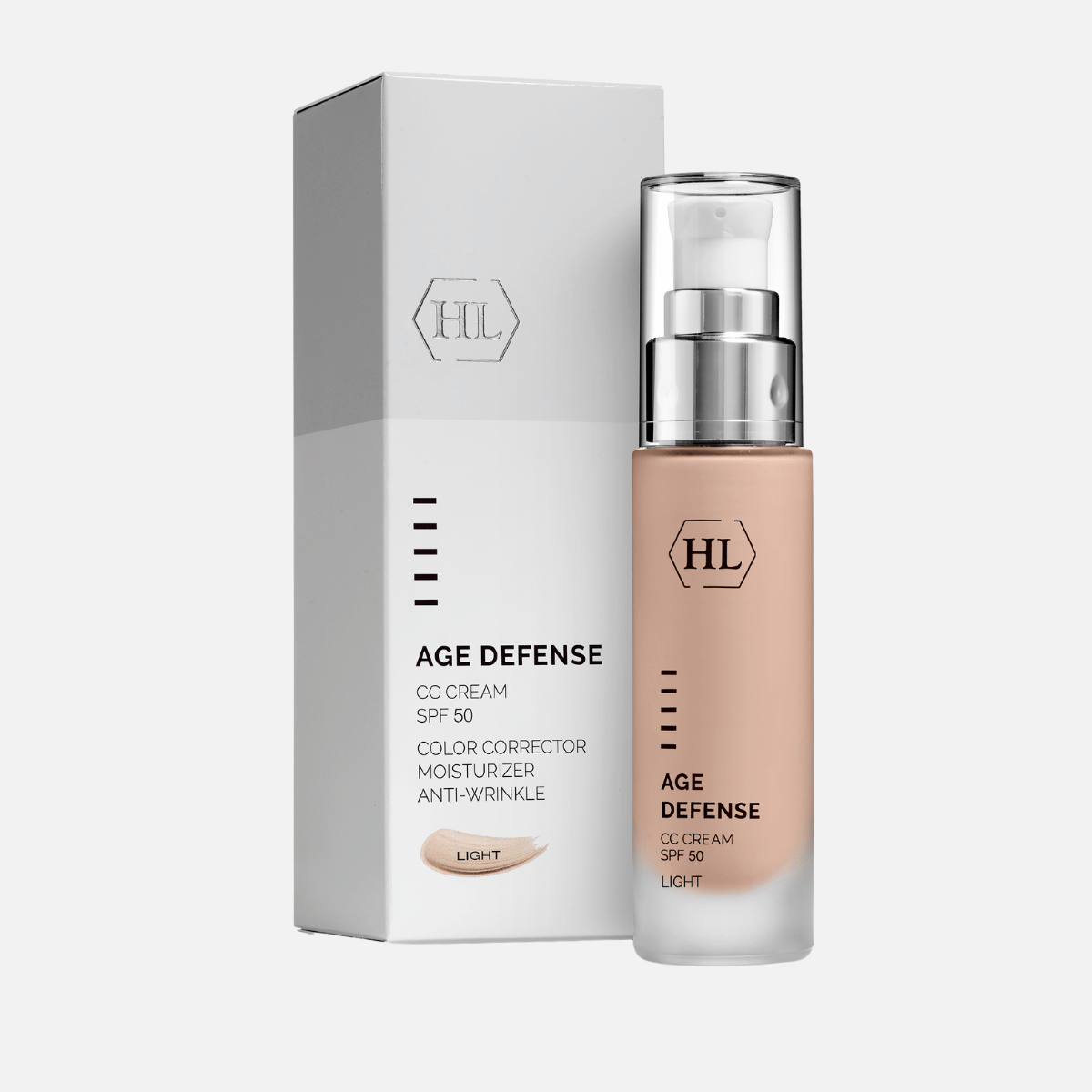 HL - Holyland - Age Defense CC Cream SPF 50 Light 50ml קרם הגנה סיסי בגוון לייט