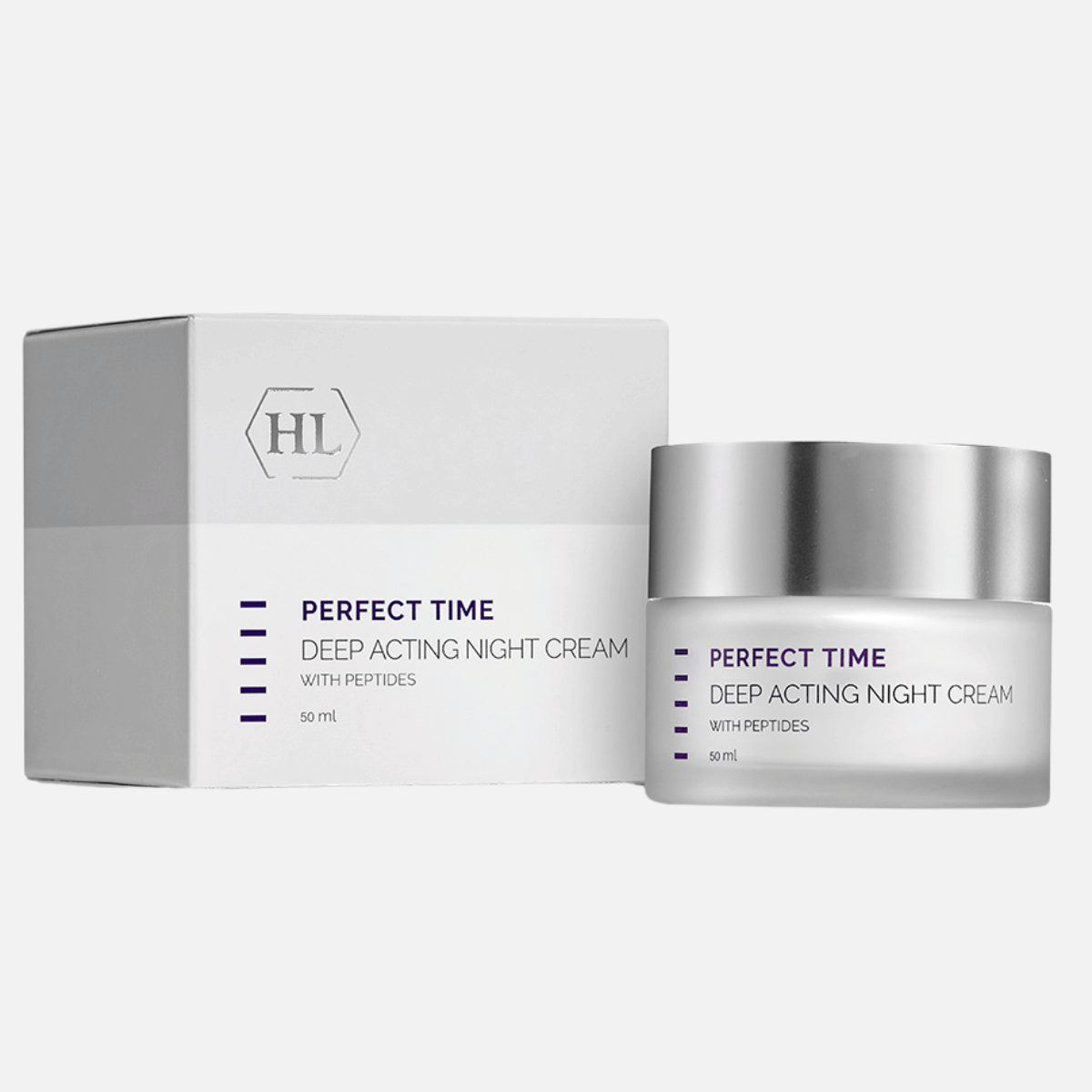 HL - Holyland - Perfect Time Deep Acting Night Cream 50ml קרם לילה ייחודי לטיפול בקמטים פרפקט טיים