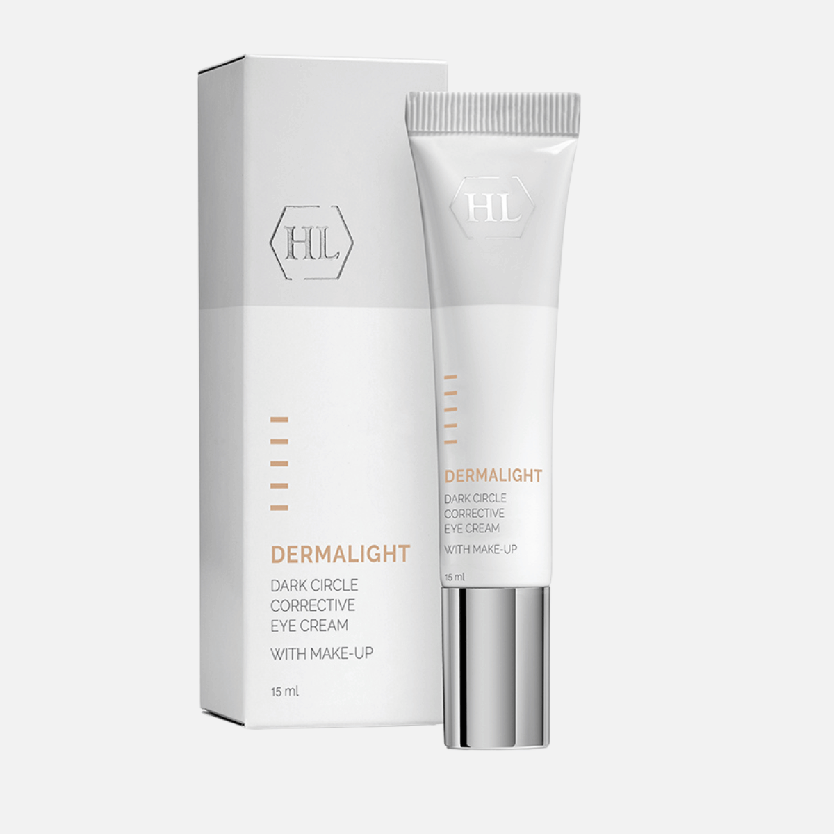 HL - Holyland - Dermalight Dark Circle Eye Cream with Make-Up 15ml קרם עיניים להפחת כהויות עם דמי מייקאפ דרמה לייט