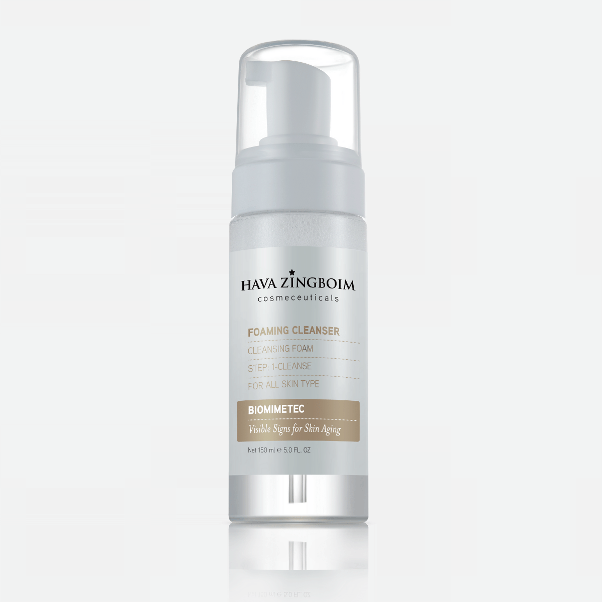 Hava Zingboim - Foaming Cleanser (150ml)  קצף ניקוי עדין לעור רגיש חוה זינגבוים