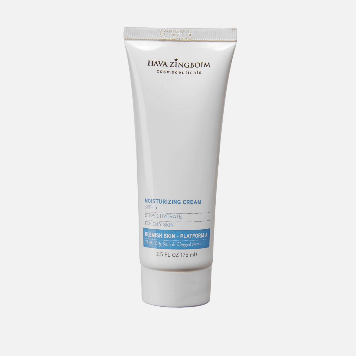 Hava Zingboim - Moisturizer For Problematic Skin SPF 15 (75ml) קרם לחות לעור שמן חוה זינגבוים