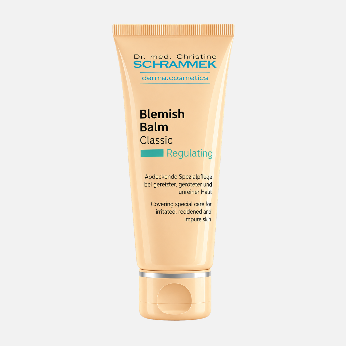 Dr Schrammek – Blemish Balm (40ml) ⁧   קרם טיפולי להרגעת אדמומיות וטשטוש פגמים עם גוון ד״ר שראמק⁩