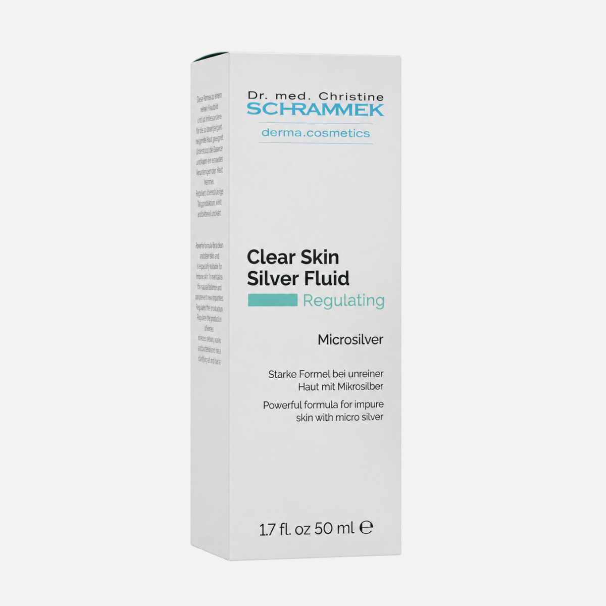 Dr Schrammek – Clear Skin Silver Fluid (50ml) קרם טיפולי לעור שמן ובעייתי ד״ר שראמק