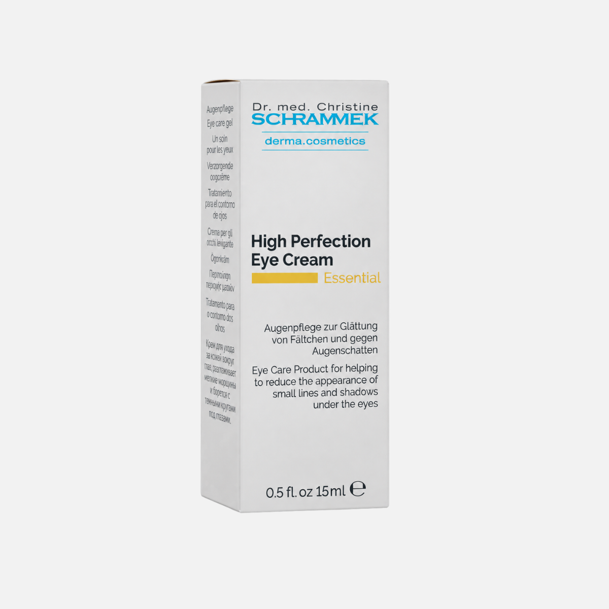 Dr Schrammek – High Perfection Eye Cream (15ml) קרם עיניים להחלקת קמטוטים והפחתת כהויות ד״ר שראמק