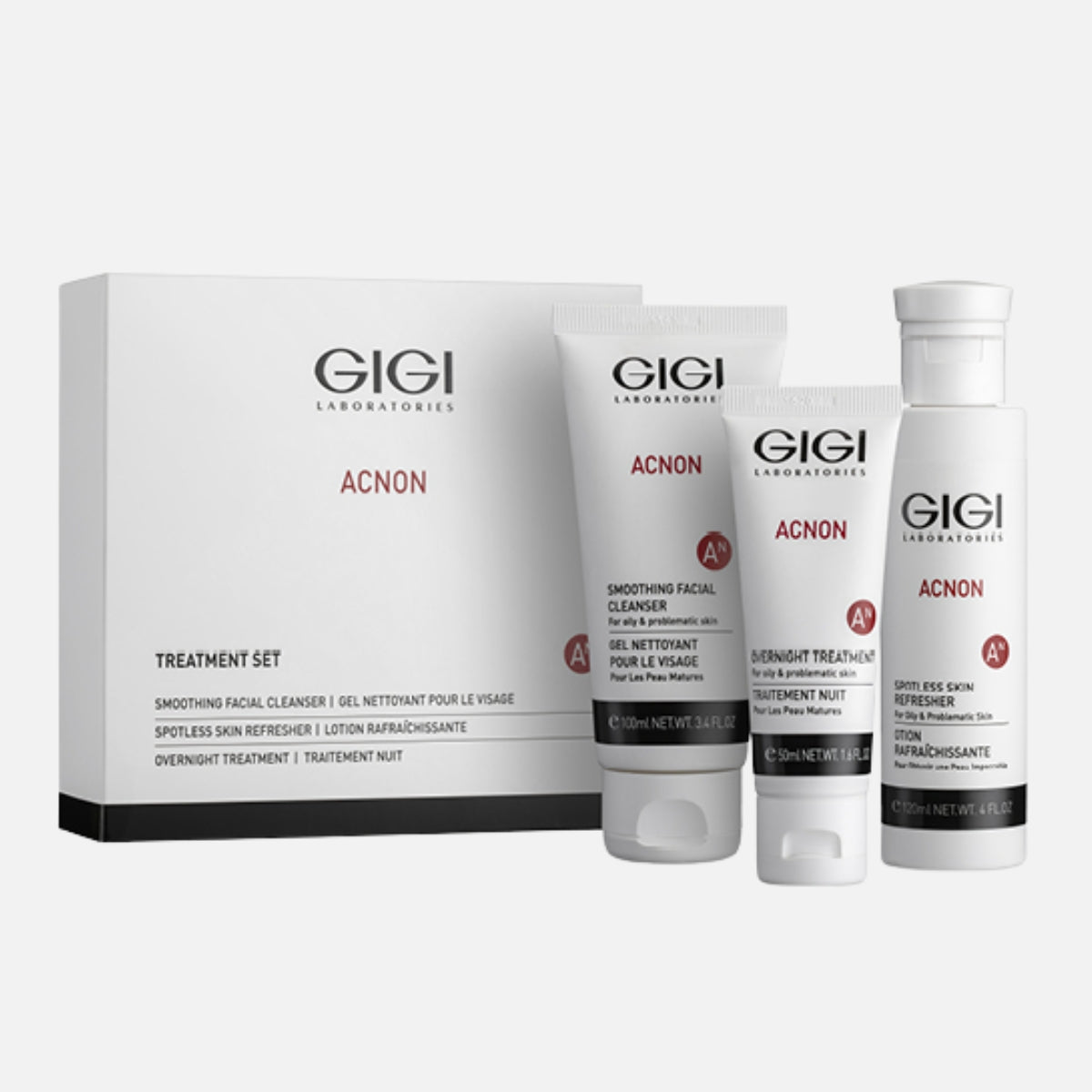 Gigi Laboratories –ACNON Treatment Set מארז לטיפול ביתי באקנה אקנון ג׳יג׳י