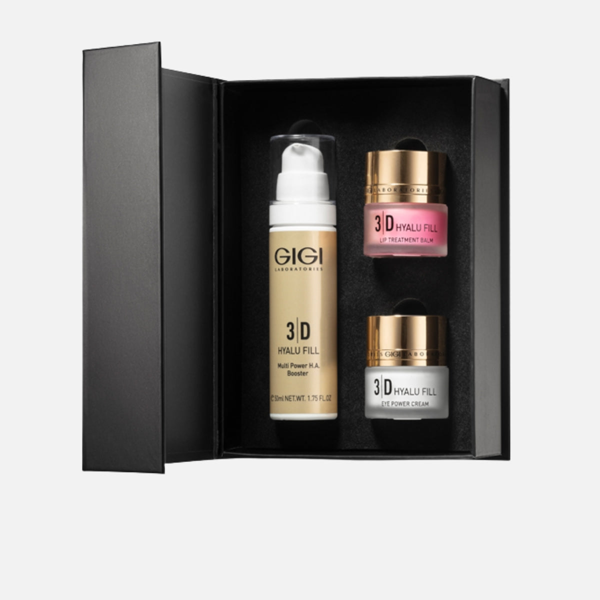 Gigi Laboratories – TRIPLE SET 3D Hyalu Fill  סט טיפוח לפנים ג׳יג׳י
