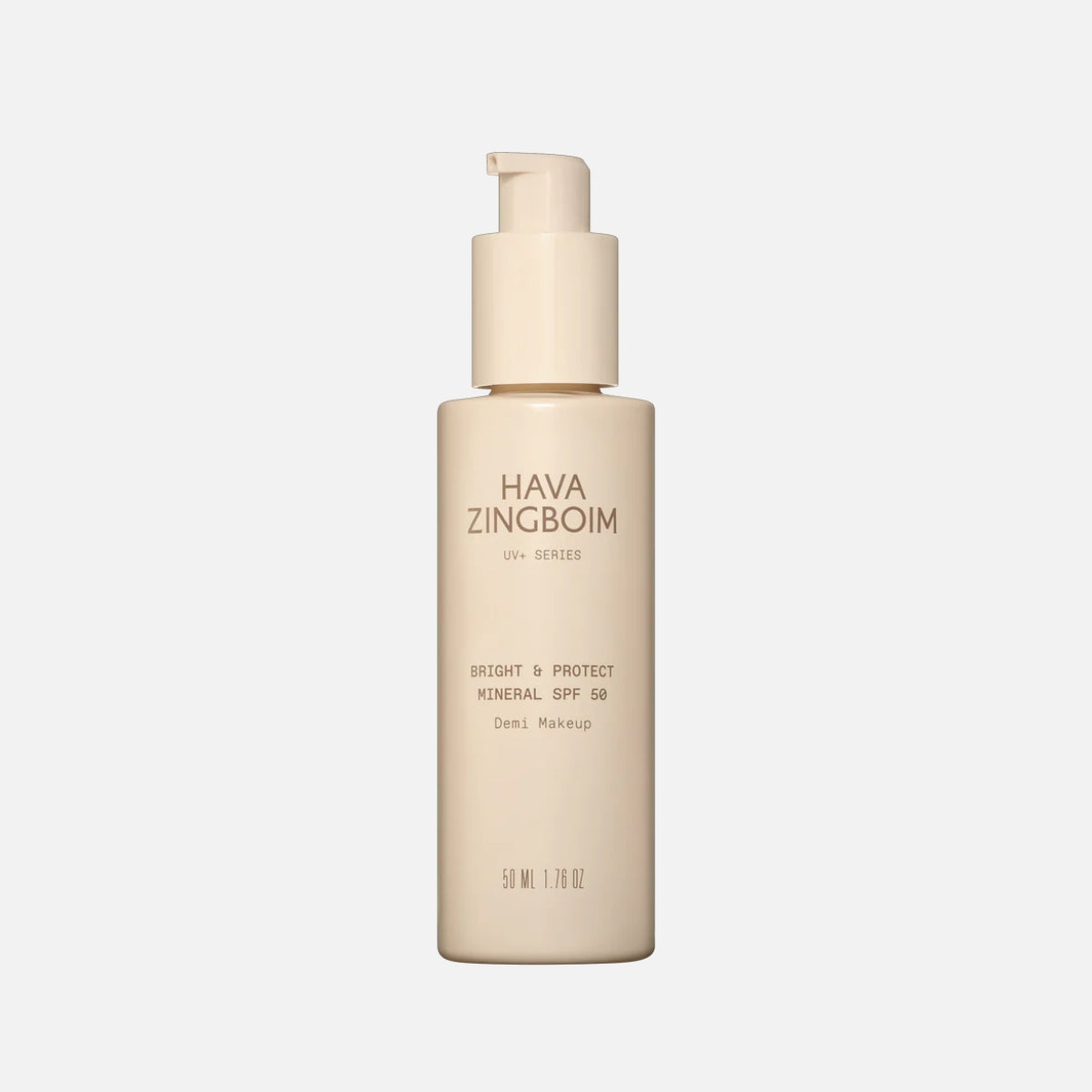 Hava Zingboim - Bright & Protect Demi Makeup Mineral SPF 50 (50ml) ברייט ופרוטקט דמי מייקאפ מינרלי חוה זינגבוים