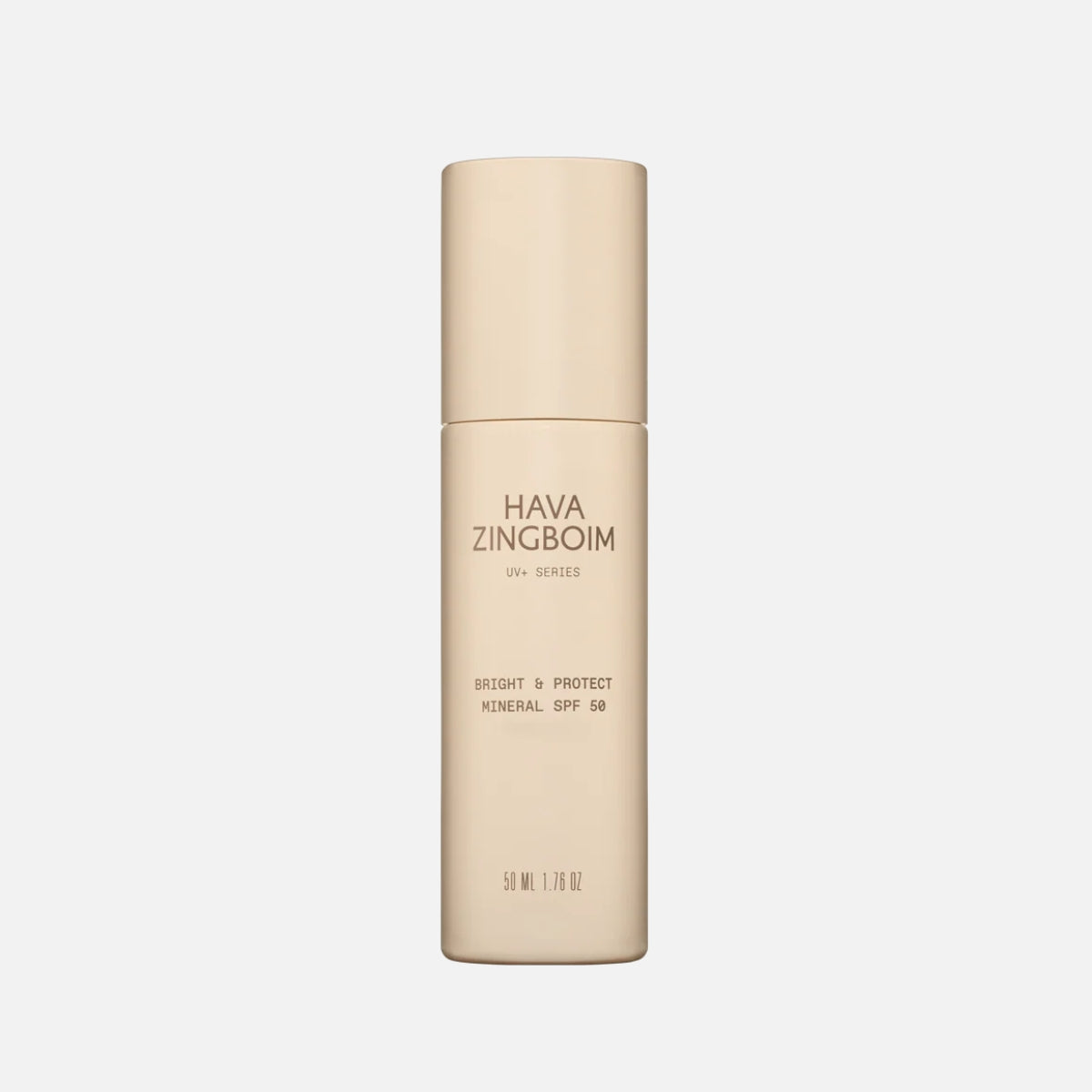 Hava Zingboim - Bright & Protect Mineral SPF 50 (50ml) קרם הגנה ברייט ופרוטקט מינרלי חוה זינגבוים