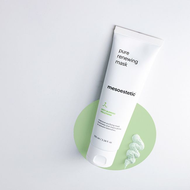 Mesoestetic – pure renewing mask (100ml) מסכה מטהרת לאקנה מזואסתטיק