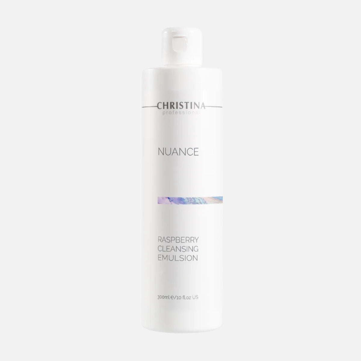 Christina - Nuance Raspberry Cleansing Emulsion (300ml  תחליב ניקוי הידרופילי מכיל מיצוי פטל וזרעי ענבים ניואנס כריסטינה