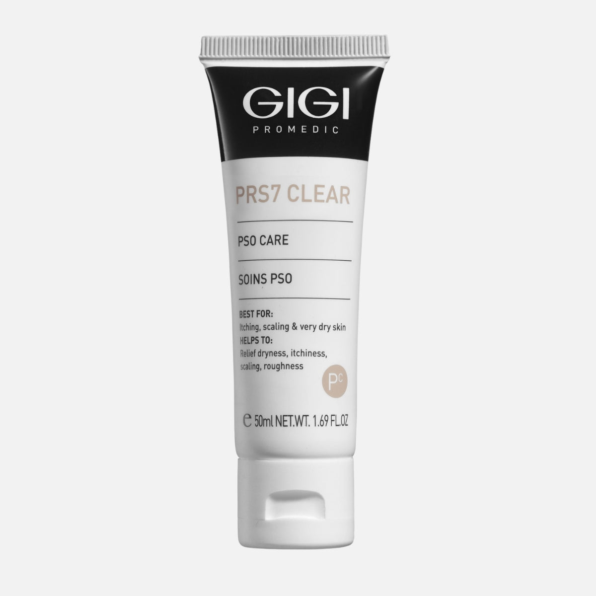 Gigi Laboratories – PRS7 Clear PSO Care(50ml) קרם לטיפול בפסוריאזיס ואטופיק דרמטיטיס ג׳יג׳י