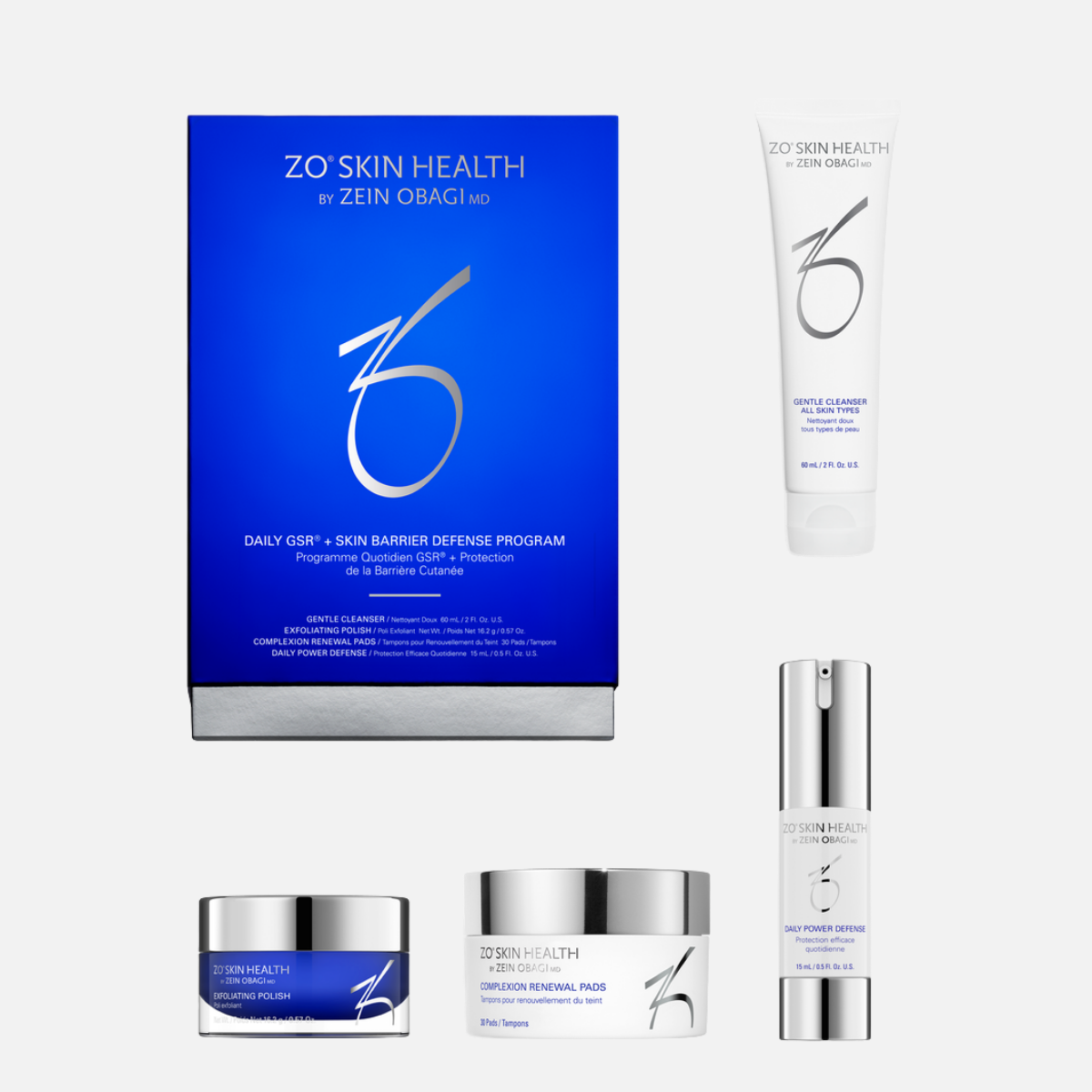 ZO Skin - Daily GSR Skin Barrier Defense Program ערכת דיילי מוצרים זו סקין